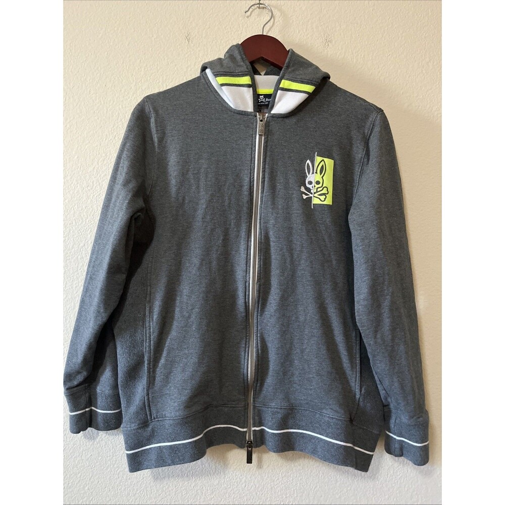 Psycho Bunny Gray V-Neck Sweater